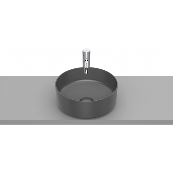 Roca Inspira ROUND A327523640 檯上洗手盆（瑪瑙色）：Fineceramic薄陶、圓形設計、多樣組合